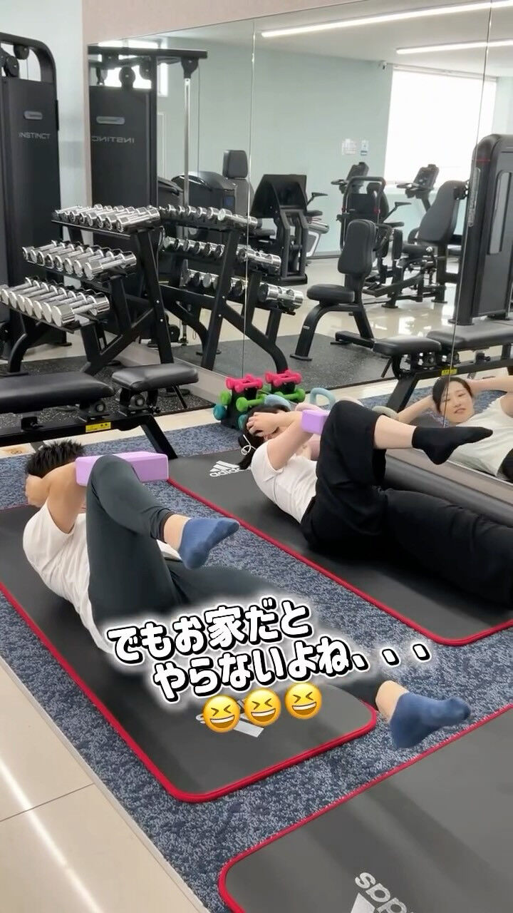 ヨガブロックを使って、体幹トレーニングやってみた！(^^)